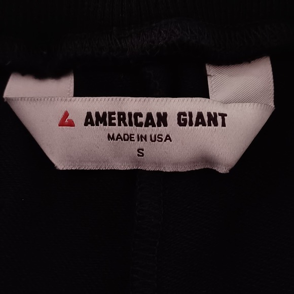 American Giant Womens Black Shorts Pockets Sz Small Oversized - Picture 4 of 7